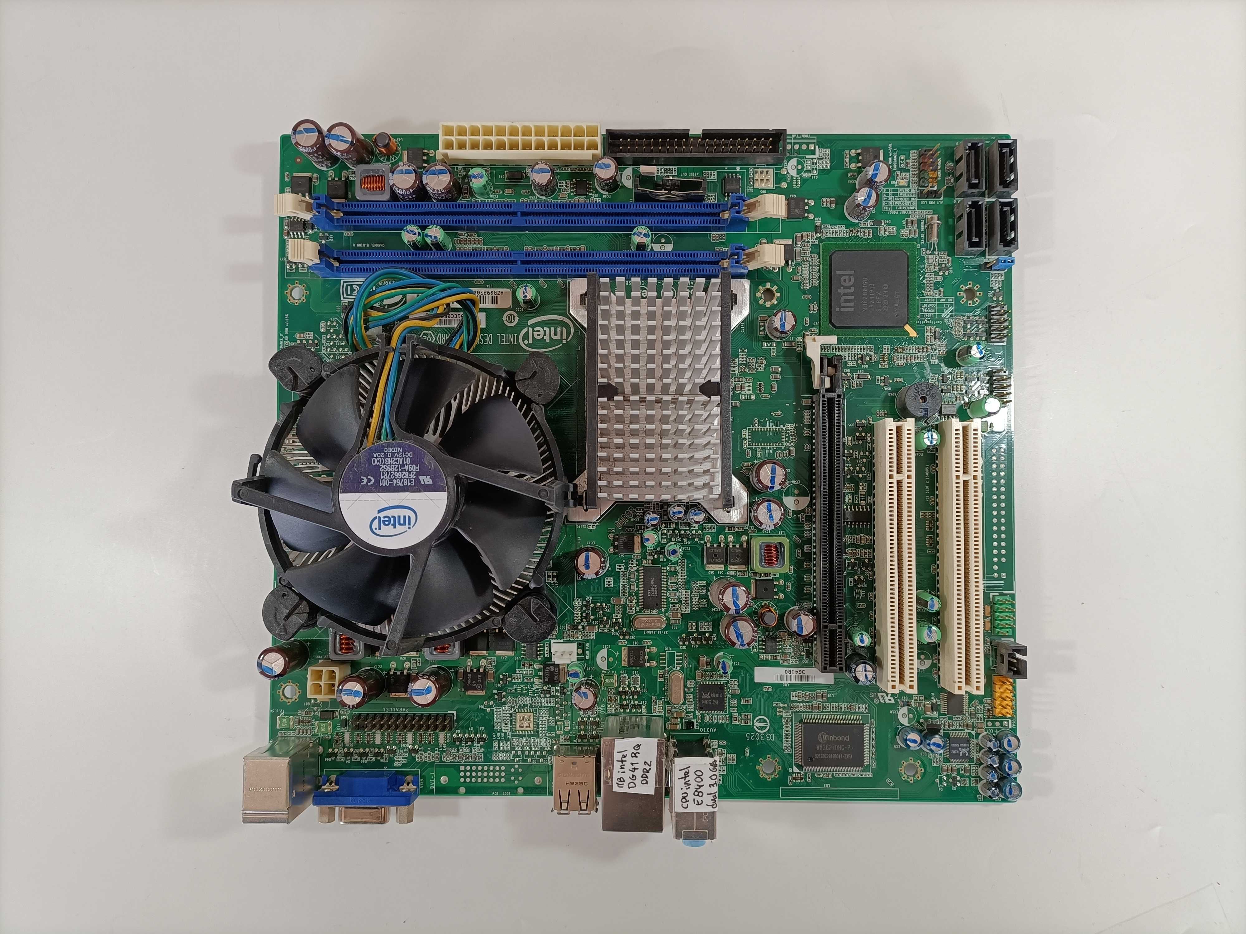 Motherboard Intel DG41RQ + CPU Processador Intel E8400