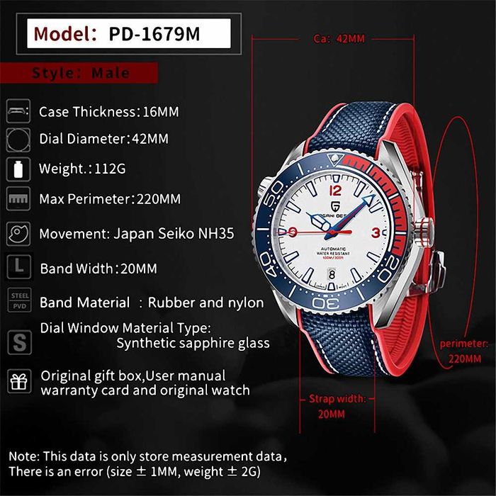 Zegarek Pagani Design PD-1679
