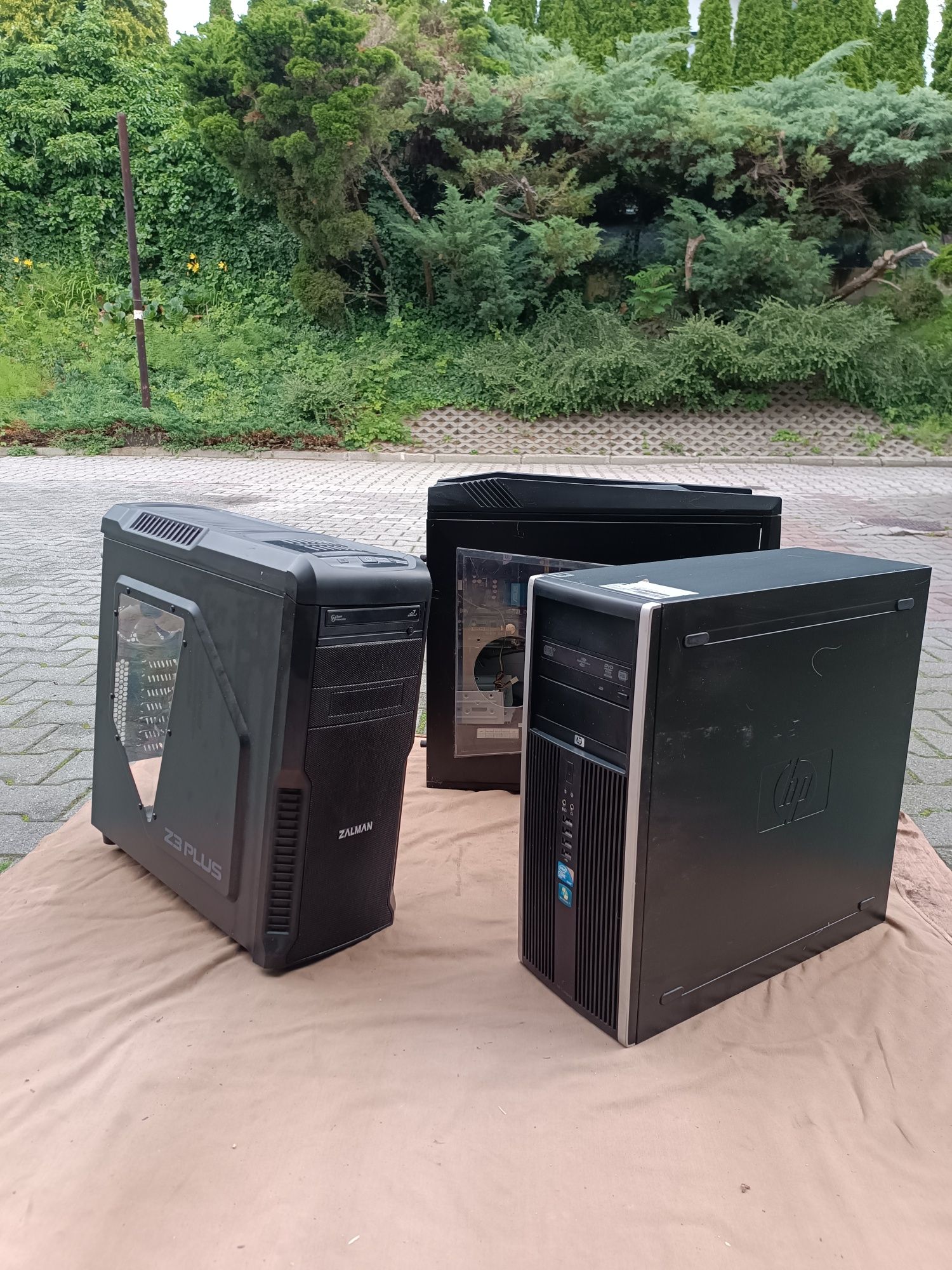 Stare obudowy komputery tuning zestaw  Zalman HP hawlett