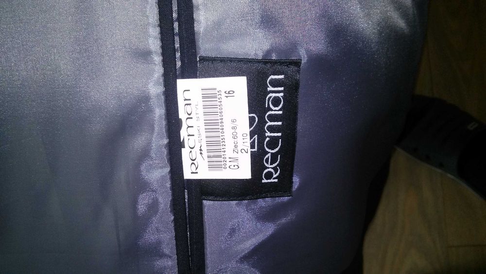 garnitur męski trzy częściowy