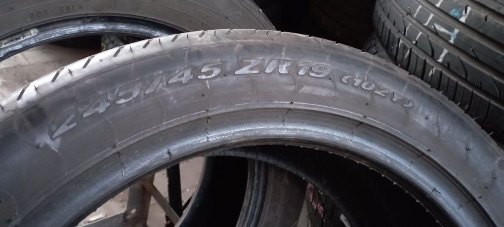 Opona 1szt 245/45/19 102Y Pirelli P Zero TM 2019