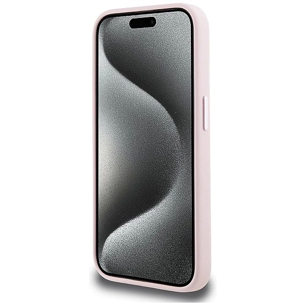 Etui Karl Lagerfeld Silicone Shadow Metal Initial MagSafe do iPhone 15