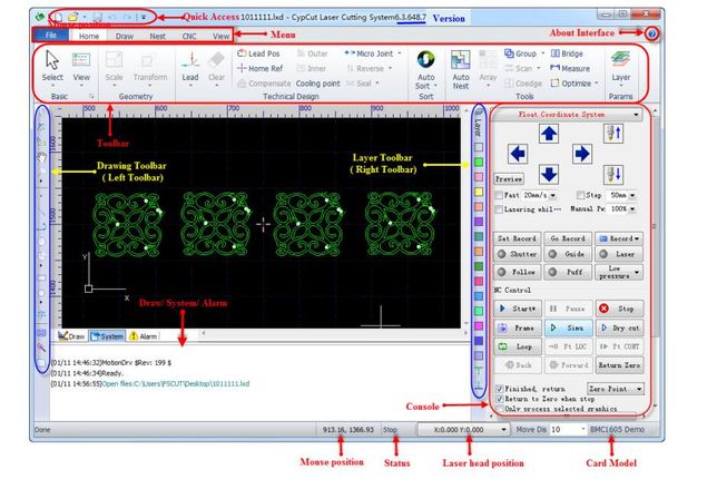 CYPCUT Fiber Laser Cutting Software FORMAÇÃO