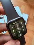 Apple Watch 4, 44mm, Space Black Stainless Steel Pin, Sport Band