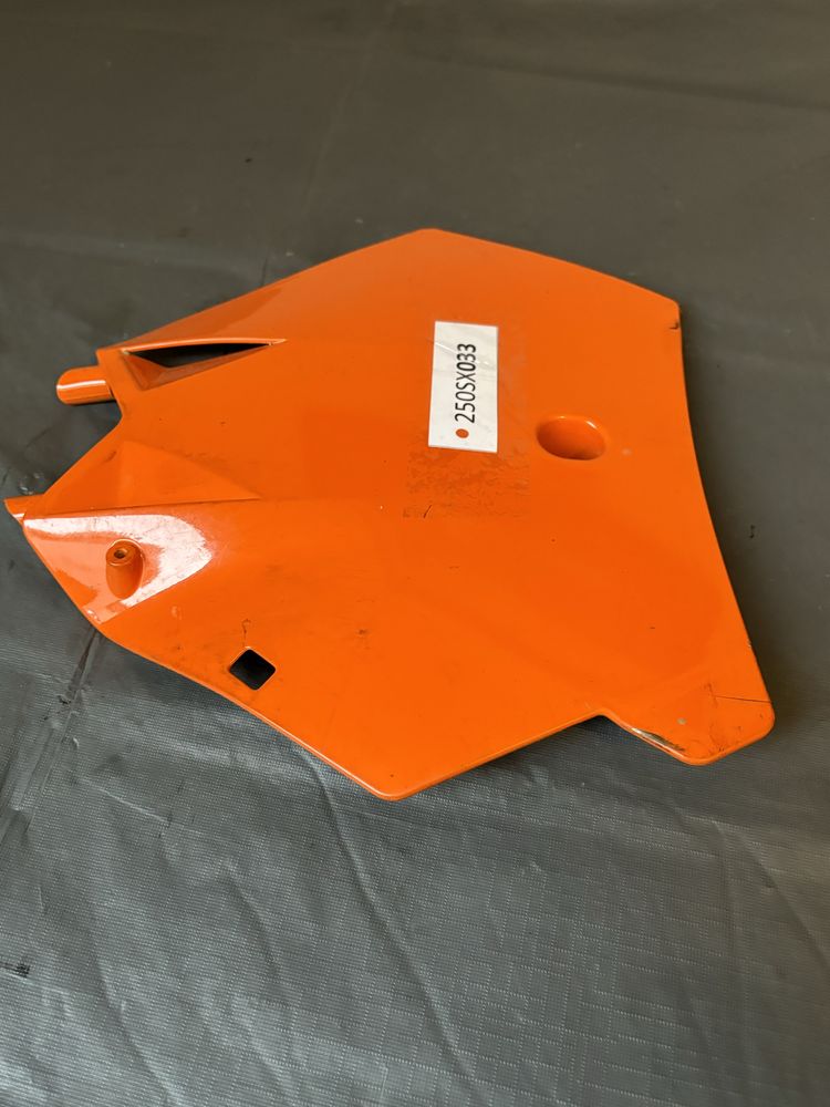 Plastron pole numerowe KTM EXC250 SX125 cross enduro plastik