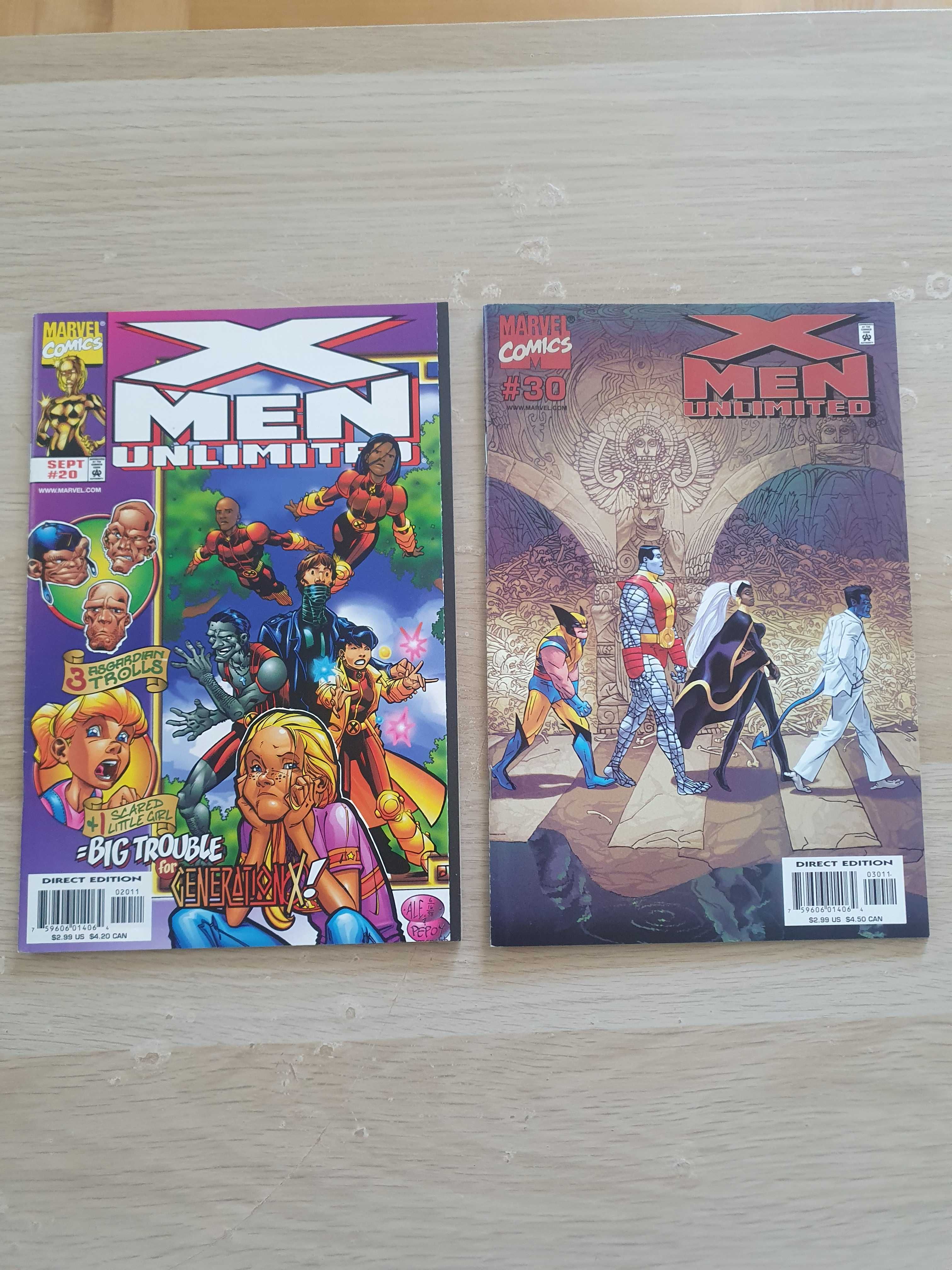 X-men Unlimited vol. 1: 8-10, 13, 18-20, 30, 31, 33-39 (ZM41)