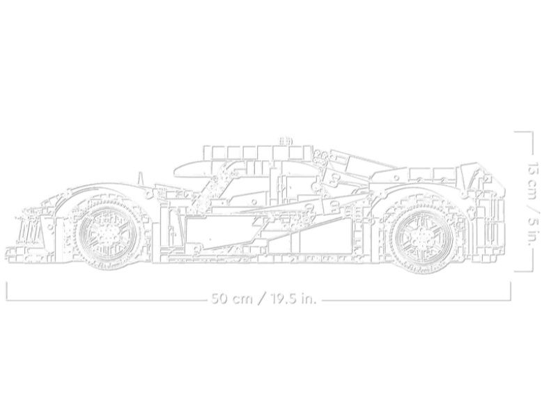 ‼️Коробка‼️Technic PEUGEOT 9X8 24H Le Mans Hybrid Hypercar 1775 дет.