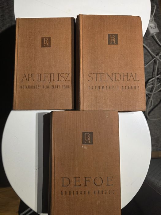 3 książki ze zbioru Biblioteka Arcydzieł, 1957