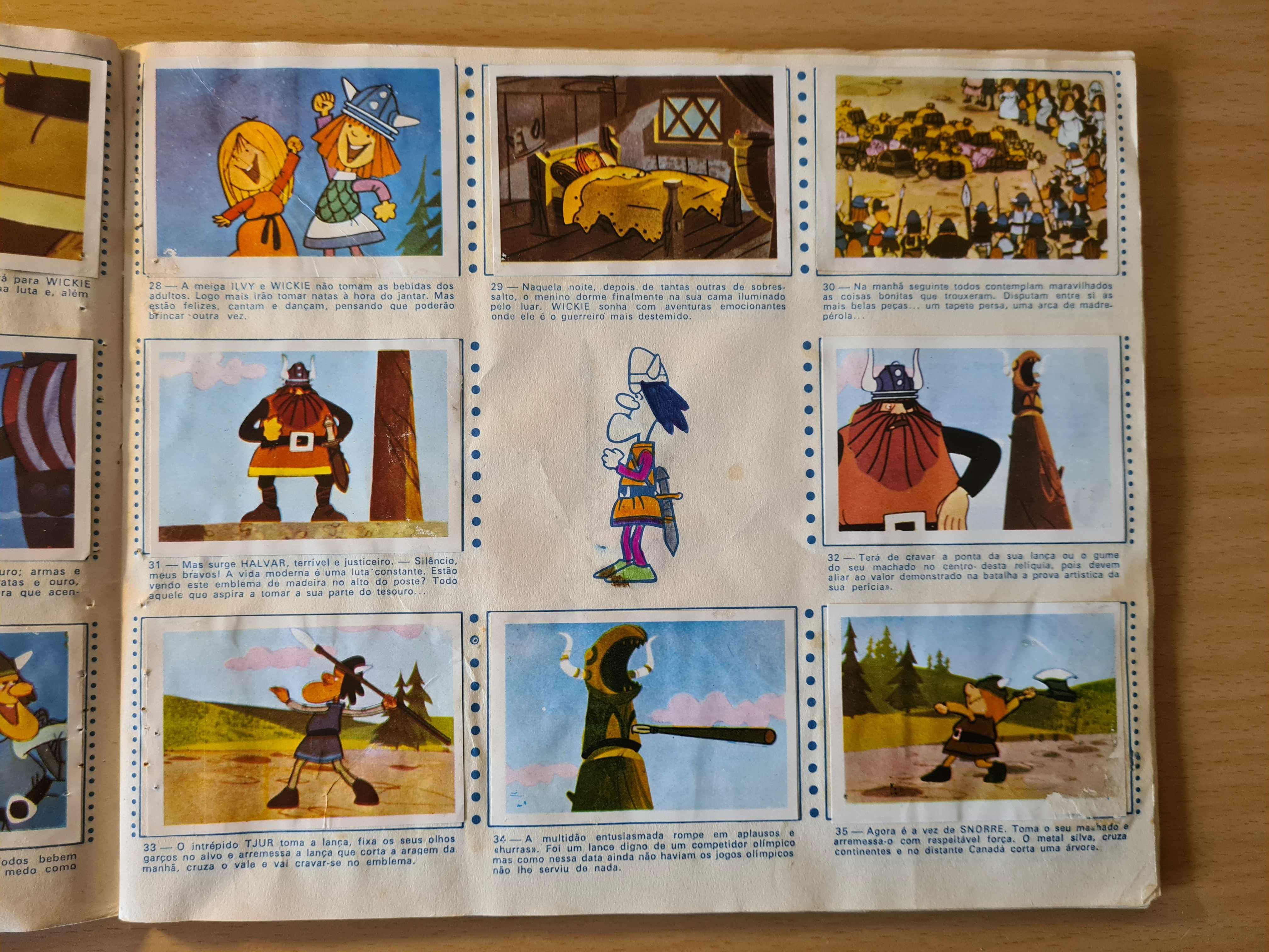 Coleção de cromos completa "Vickie o Viking"