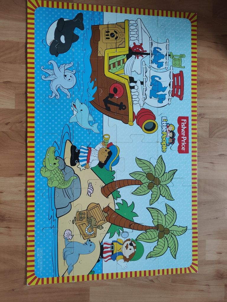 Puzzle duże Fisher Price Little People