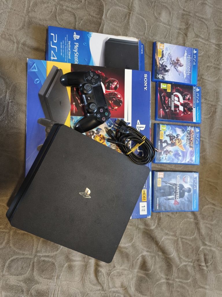Ps 4 slim 1tb гарний стан + допи