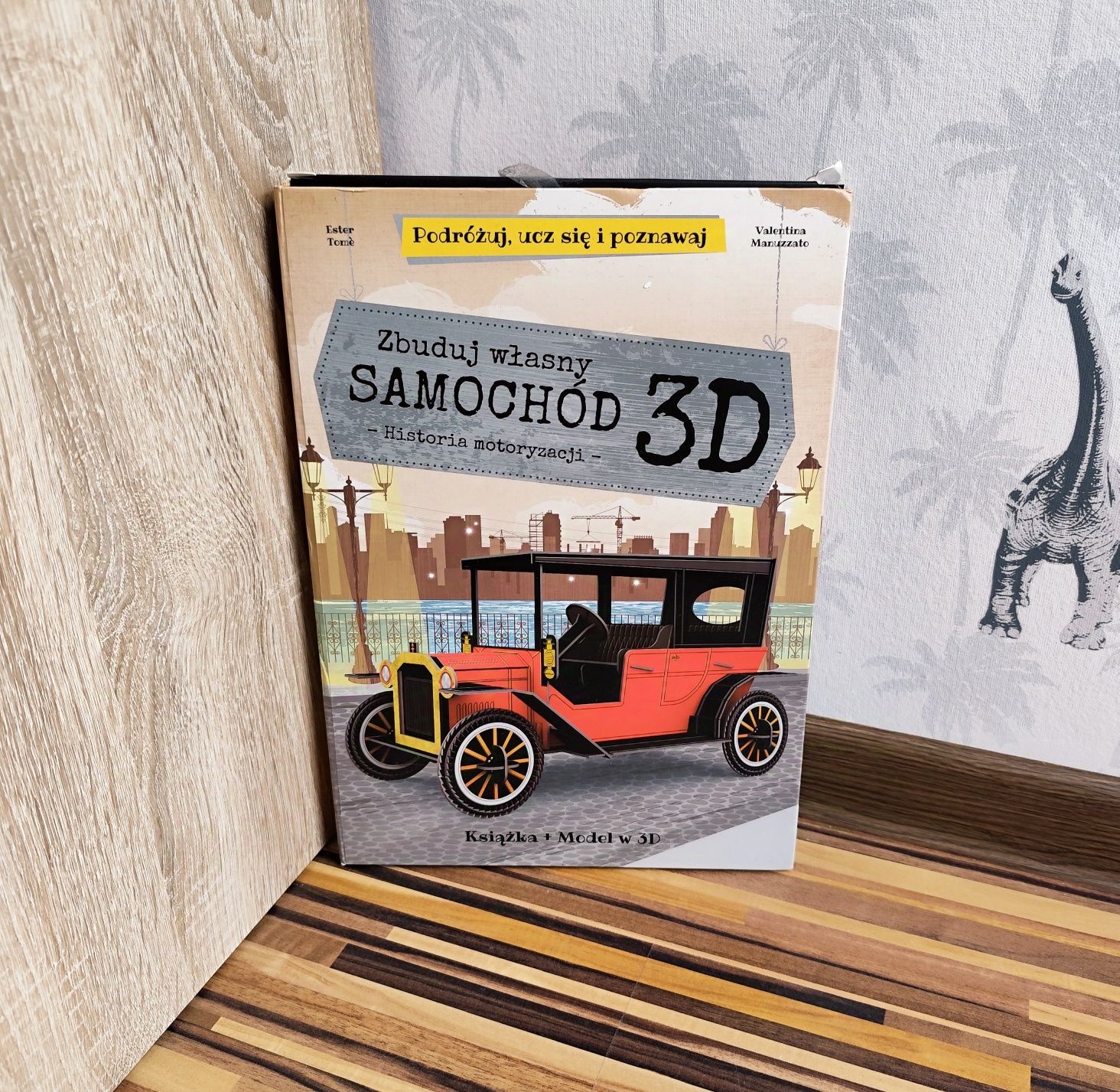 Zbuduj własny samochód 3D. Podróżuj, ucz się i poznawaj książka + mode