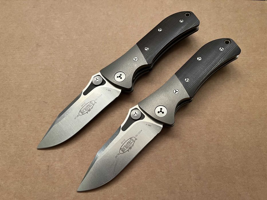Folder Microtech MTX2 D/A (Double Action) z 2004 roku. Unikat !