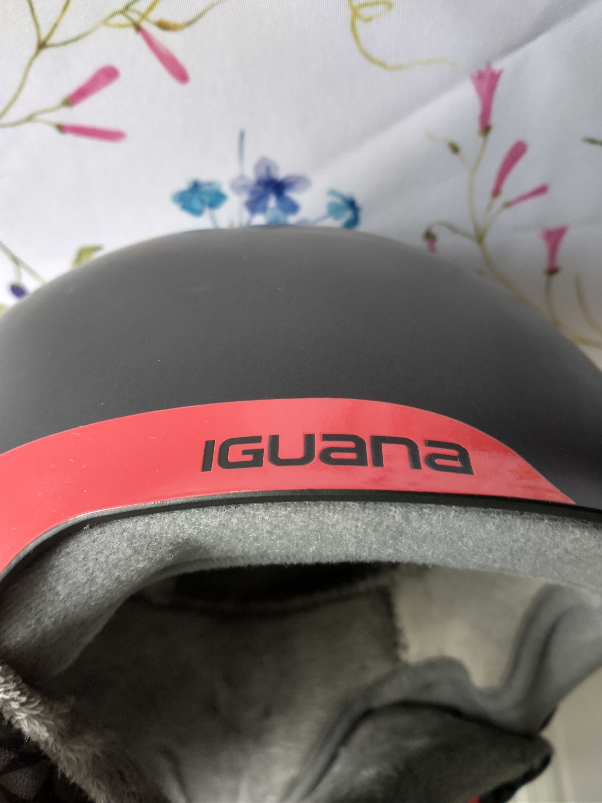 Juniorski kask narciarski IGUANA, CHITIN klasa B, rozmiar S 48-54