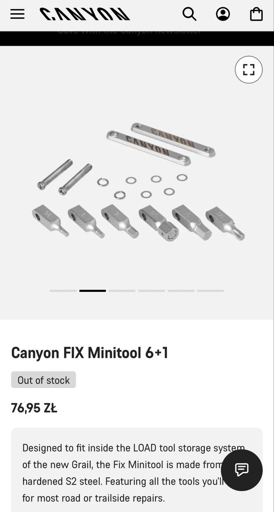 Multitool rowerowy Canyon FIX 6+1 - NOWY