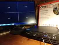 Регістратор гібридный CoVi xmeye ADR-4300HDN для AHD + IP камери + HDD
