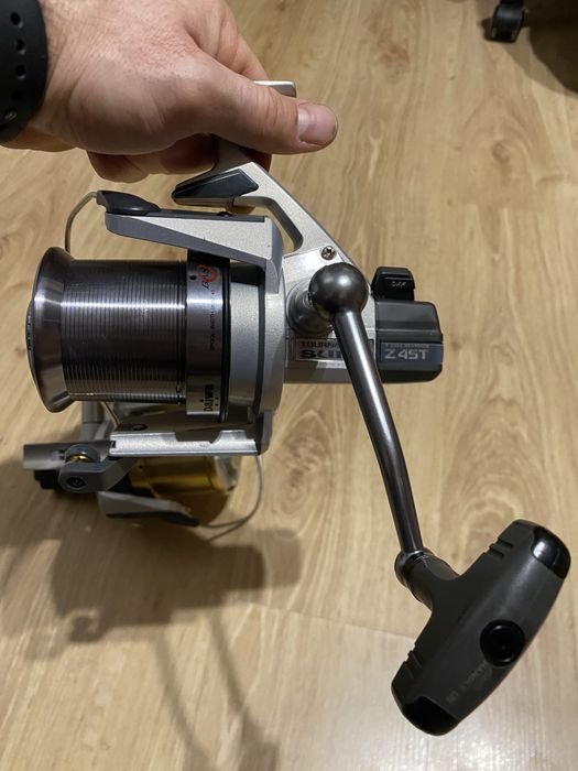 2 x Daiwa Tournament Z45T po konwersji ze szpulą i hamulcem QD (Basia)