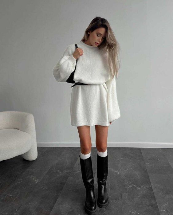 В наличии! Теплое платье из ангоры 2 цвета + Подарок*