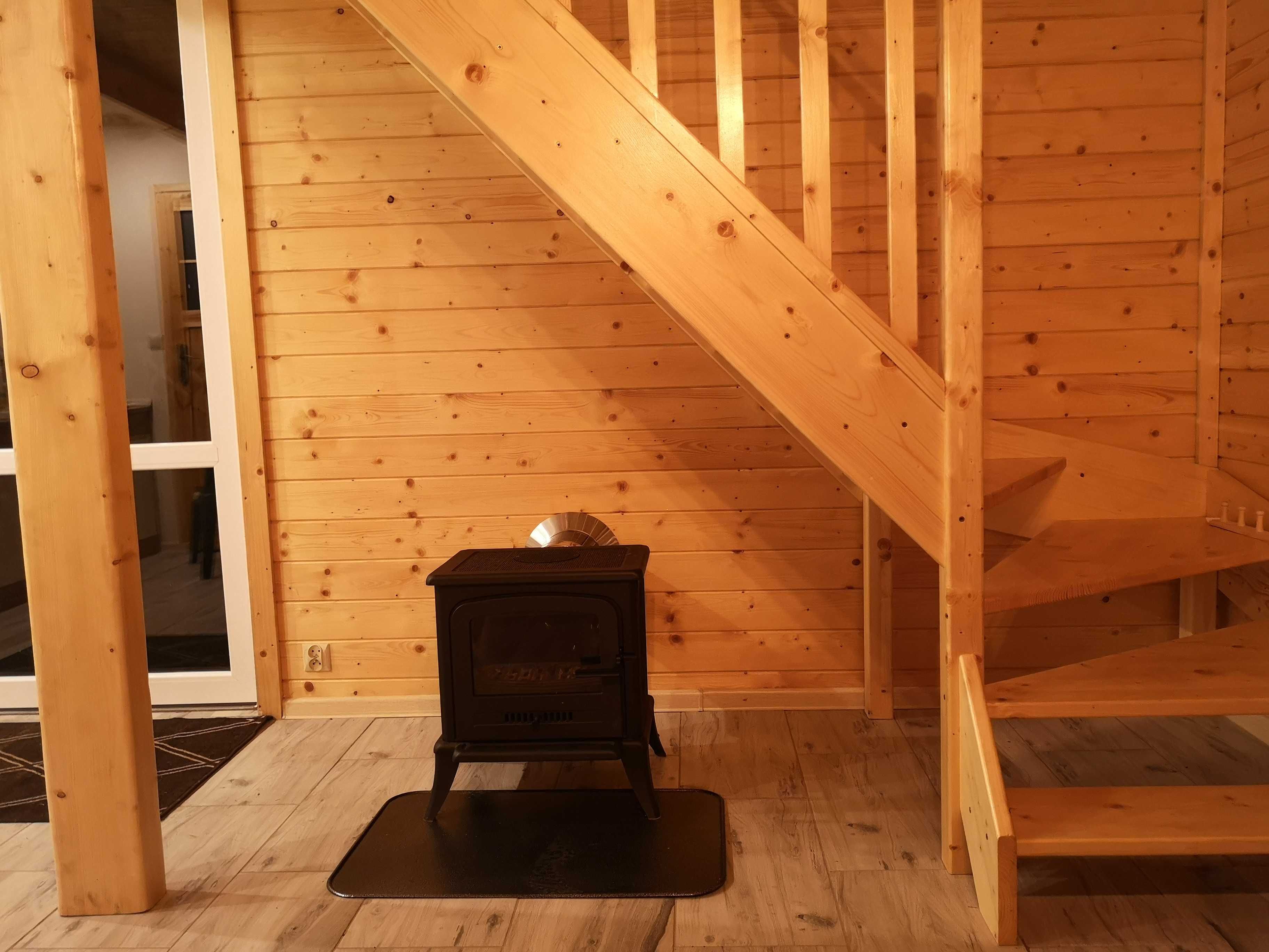 Domek z sauną,  balią i tężnią na wyłączność blisko jeziora