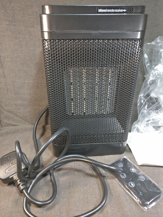 Тепловентилятор керамический на 1500 Вт с пультом