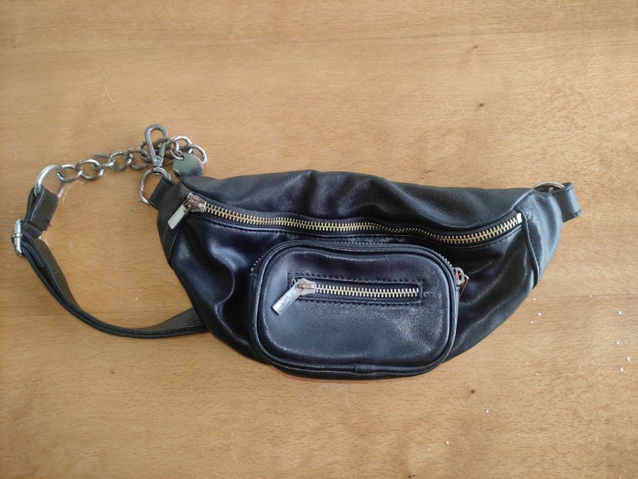 Бананка сумка H&M Кожа