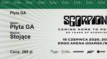Bilety SCORPIONS 16.06.2025 Gdańsk