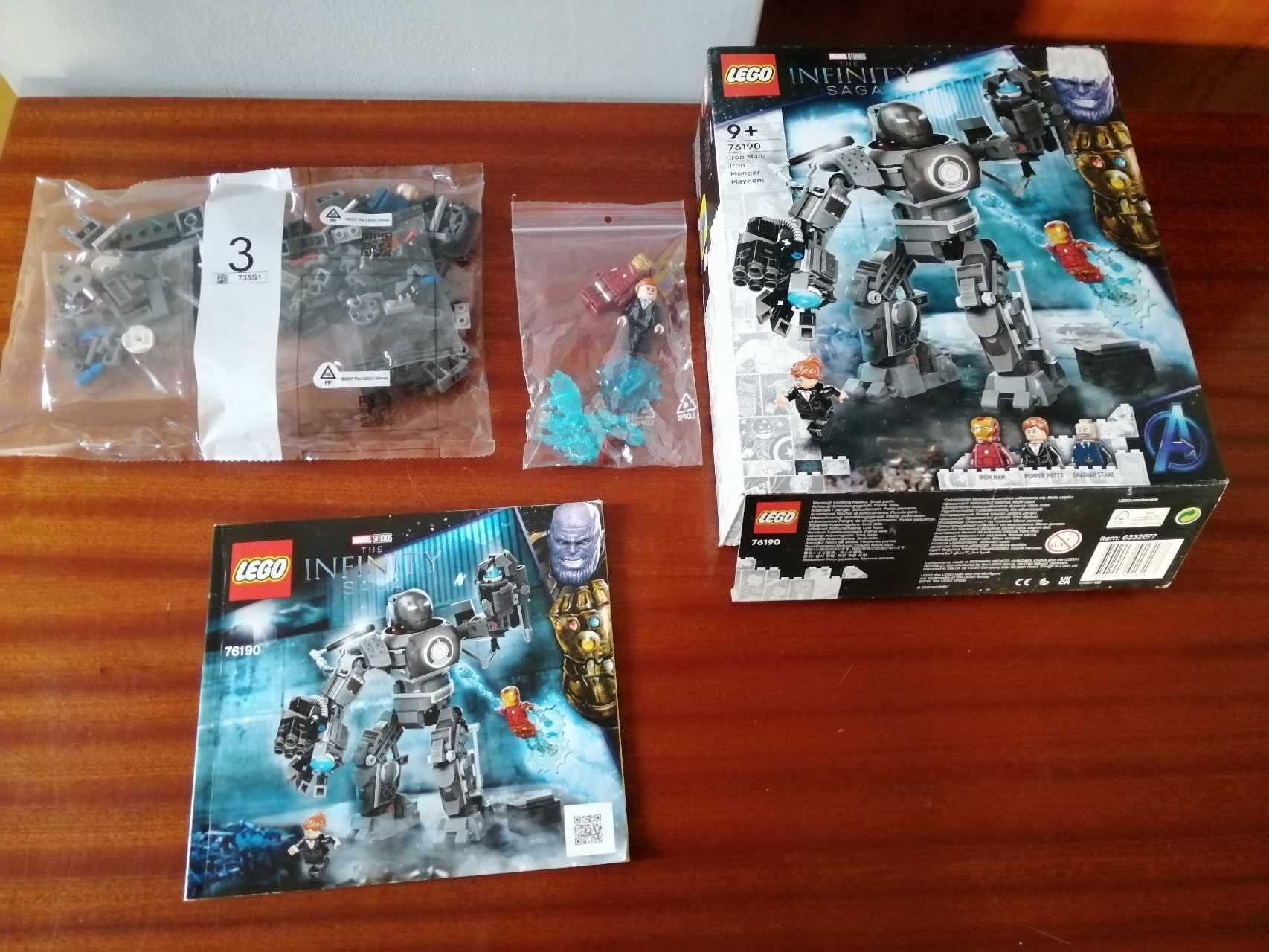 Lego 76190 nowe, niekompletne ale są wszystkie figurki