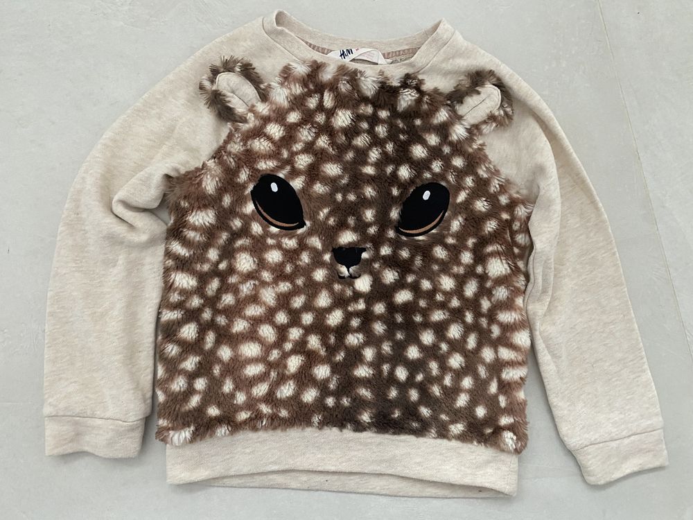 H&M zestaw polar dziewczynka 5/6 lat