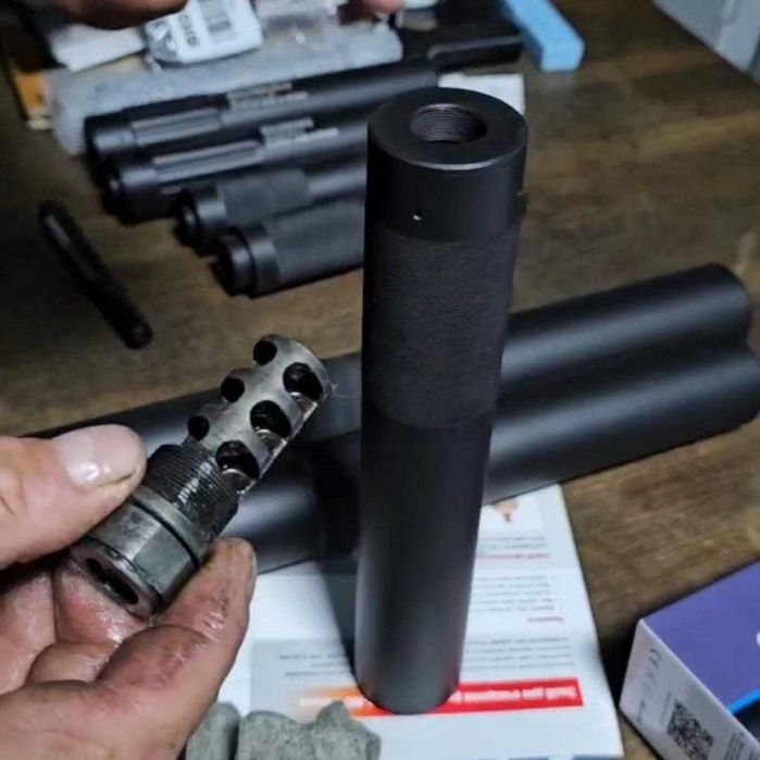 Глушник-ДТК для AR-15 – зниження шуму на 75%!