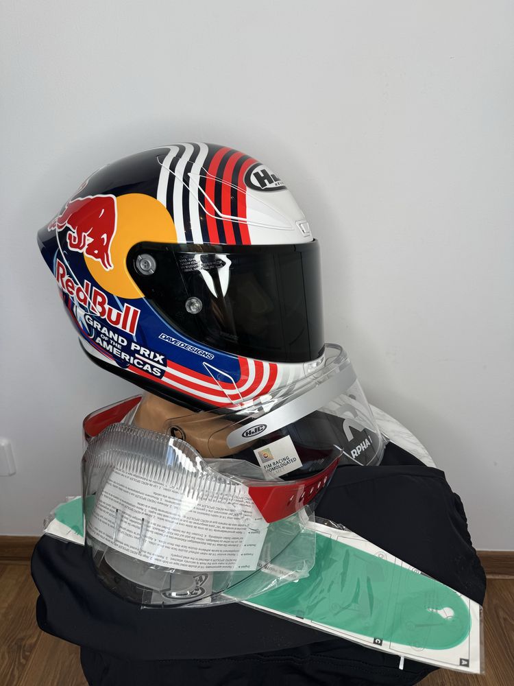 Sportowy Kask Motocyklowy Hjc M Rpha 1 Red Bull Agv Shoei Arai Shark
