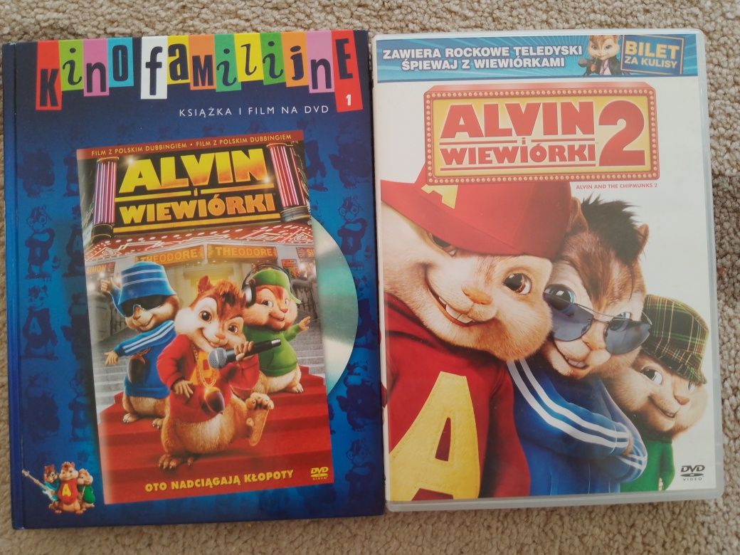 DVD Alvin i wiewiórki cz 1,2