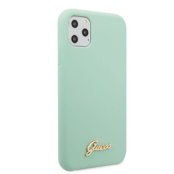 Etui Guess Silicone Vintage Zielone na iPhone 11 Pro Max