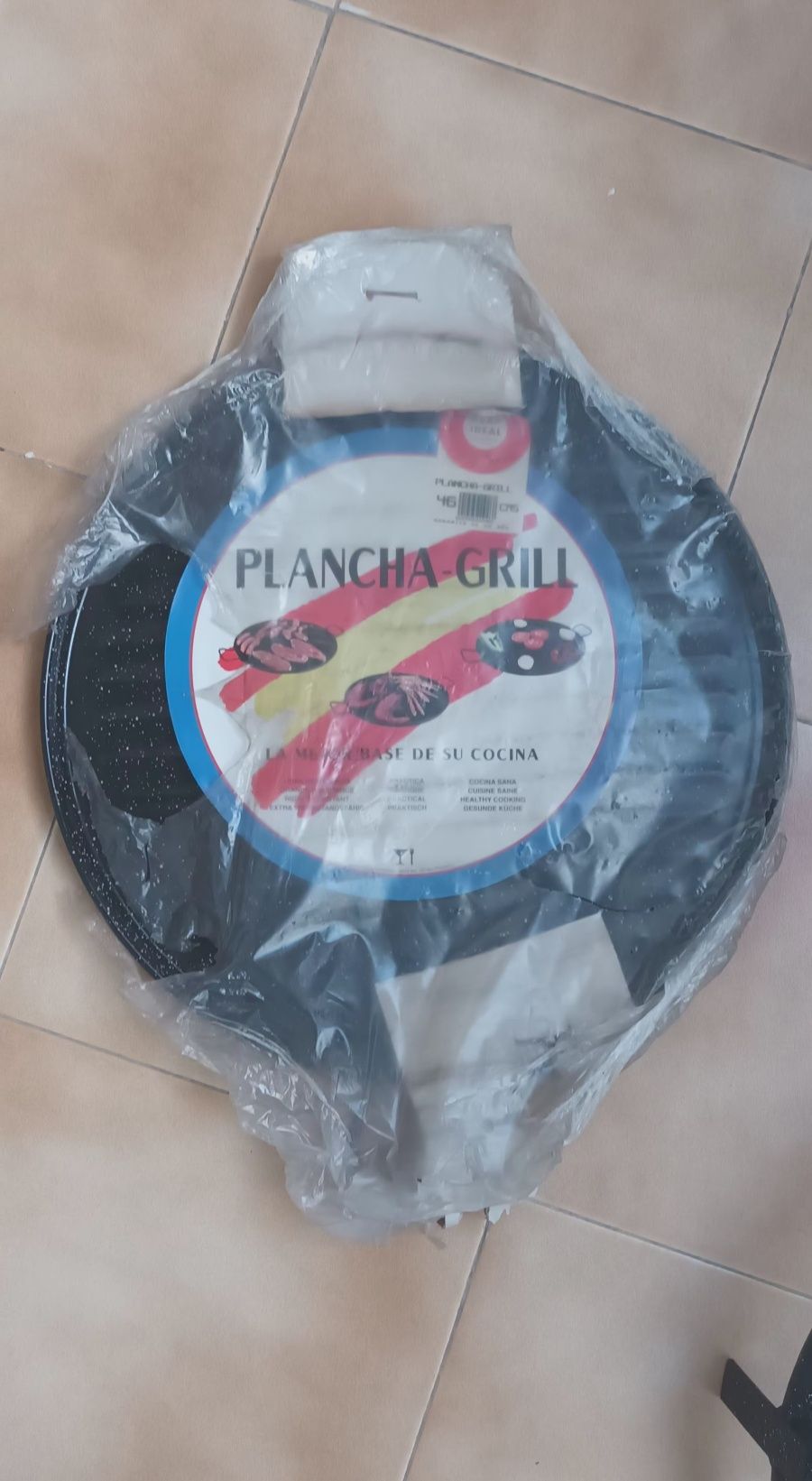 Paellera/paelha/plancha grill Garcima 46cm NOVA