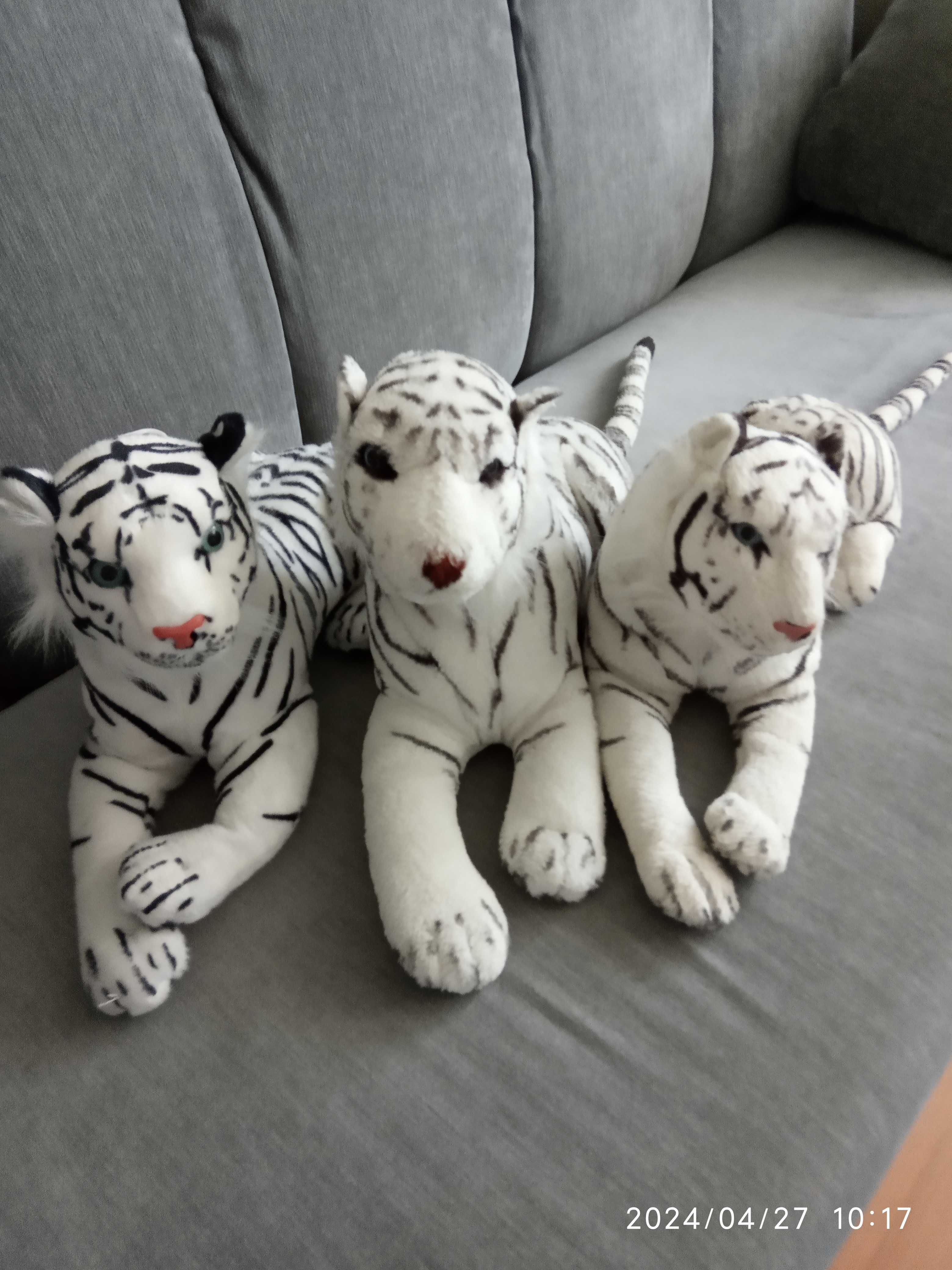pluszaki, maskotki, 3 tygrysy