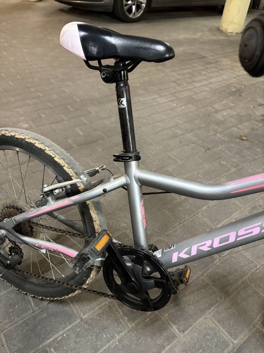 Rower dziecięcy kross różowy