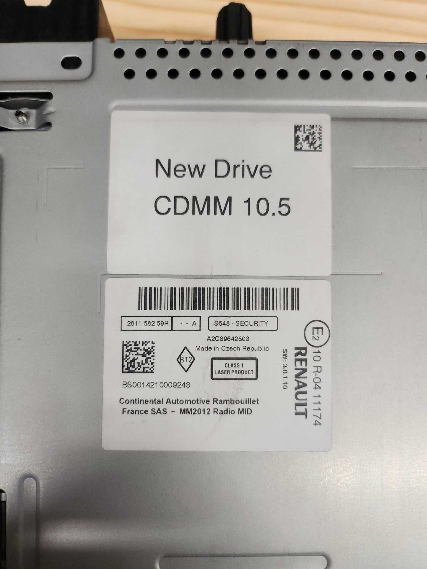 Radio + Ekran/Wyświetlacz R-link Rlink - Laguna III OEM KOD