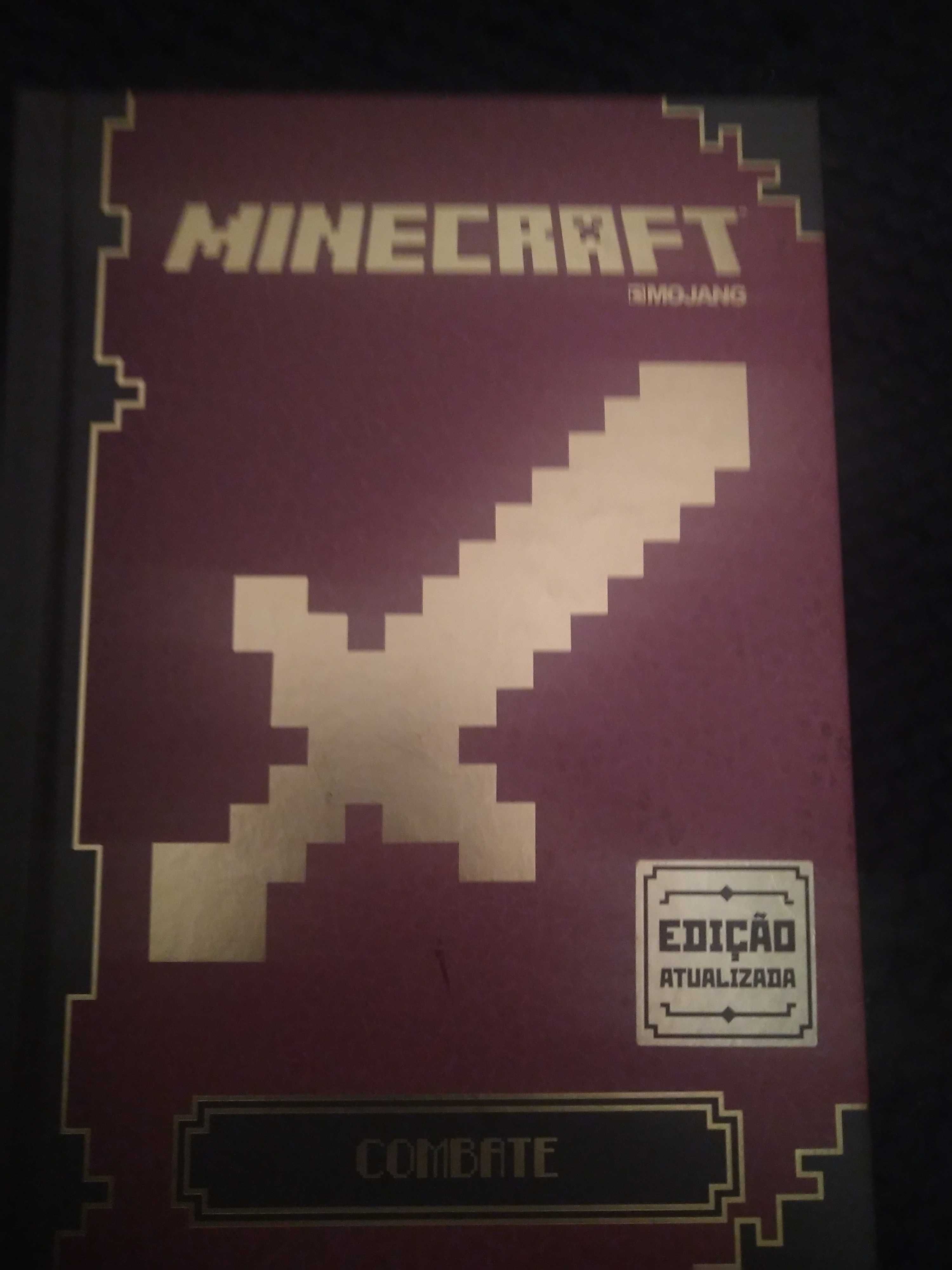 4 livros sobre minecraft oficiais novos