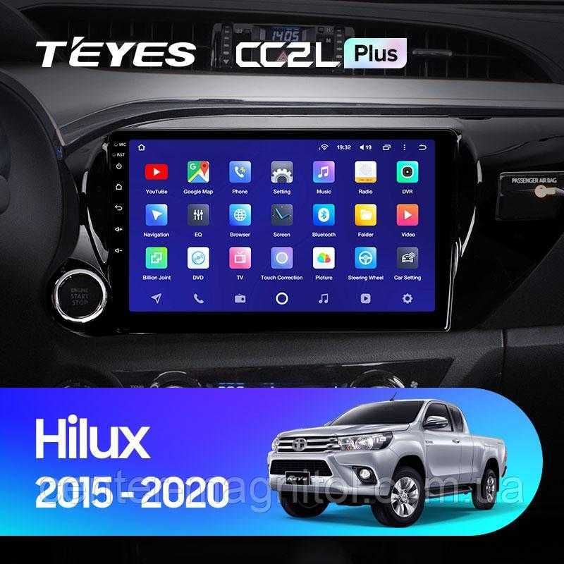 Штатна магнитола Teyes CC2L+ Toyota Hilux 2015-2020 android хайлюкс