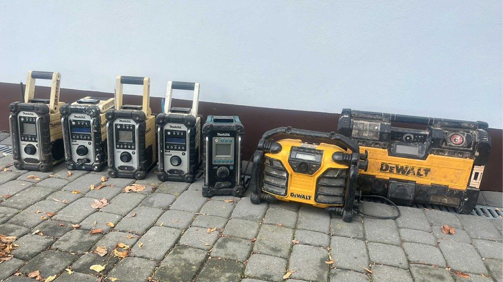 Radio budowlane  Makita dewalt