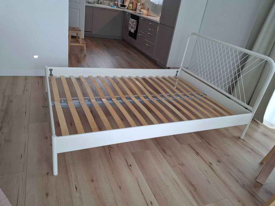 Łóżko Ikea Nesttun + materac Hilding Salsa