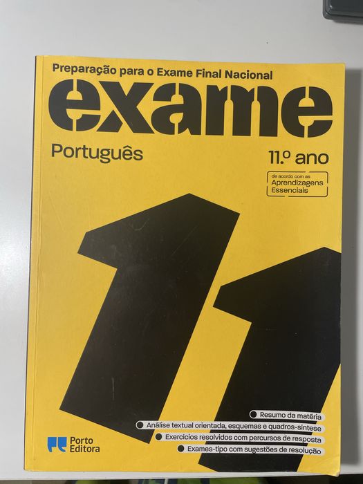 Livro Exame Português - 11o ano