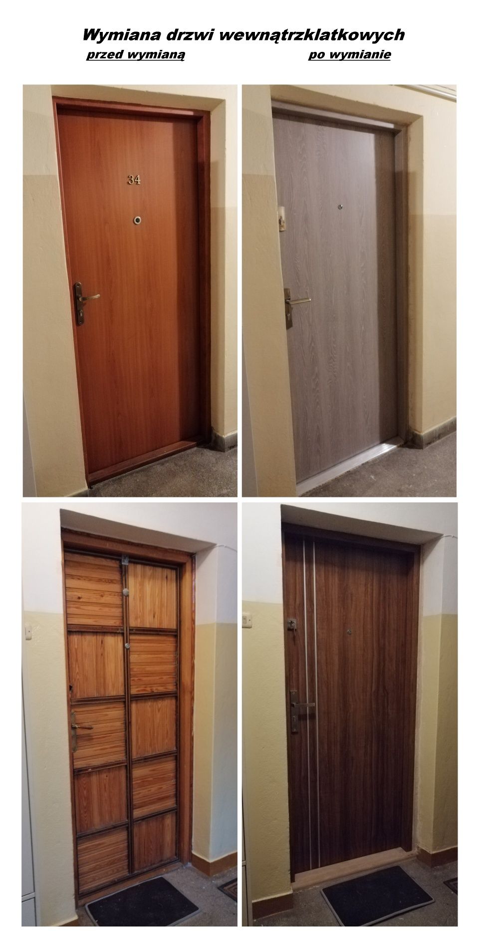 Montaż drzwi - (montaż drzwi na stare ościeżnice) Drzwi na wymiar