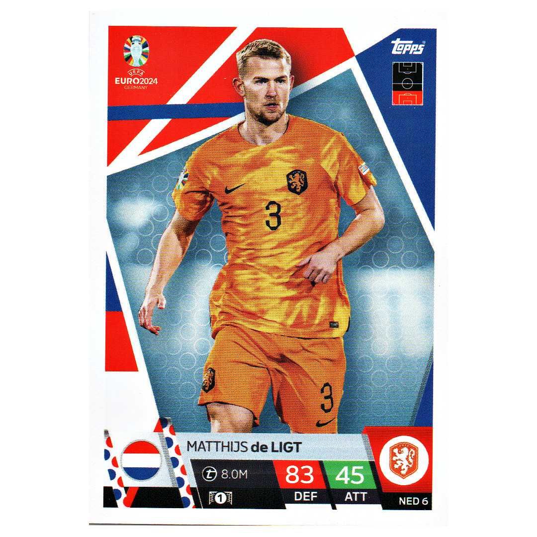 Karta Topps Euro 2024 Matthijs De Light Ned 6