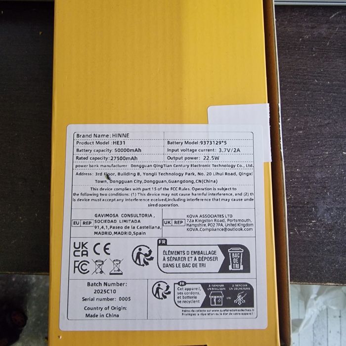 Power Bank 50.000 mAh