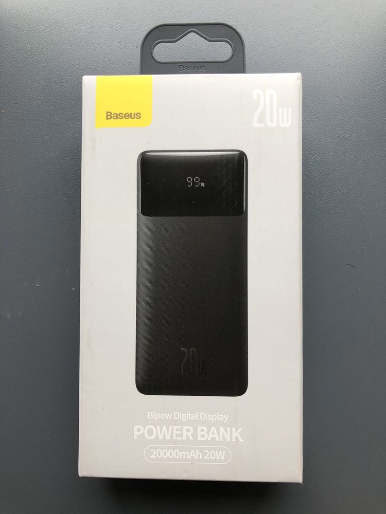 Power Bank BASEUS 20000 mAh 20w (павербанк)