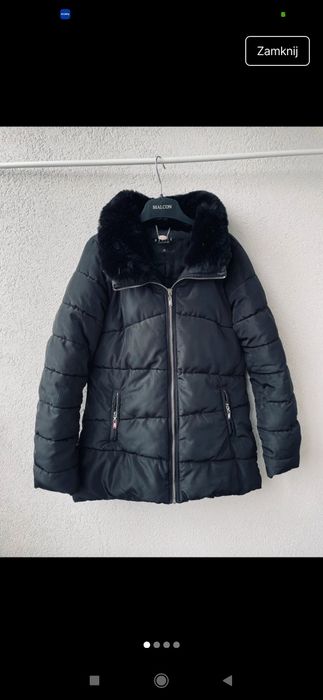 mohito ciepła zimowa kurtka jak nowa r.34