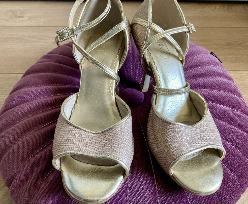 Buty do tańca tanga latino ślubne 37 Akces dance