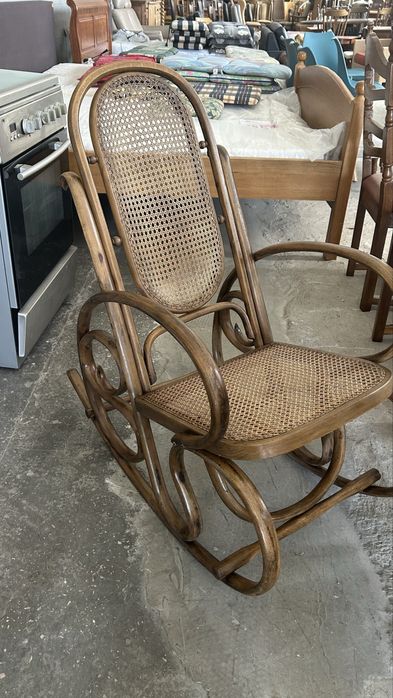 Крісло гойдалка дерев'яна, антиквар