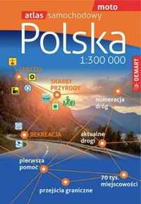 Atlas samochodowy Polski 1:300 000 - praca zbiorowa