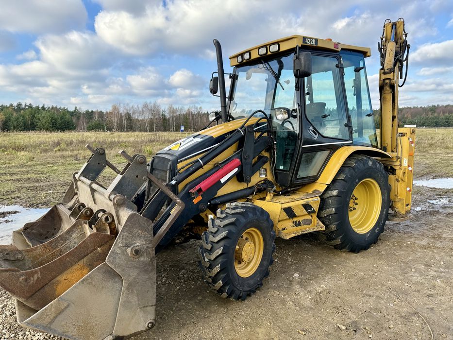 Cat 432d yoistick koparko ładowarka caterpillar 432